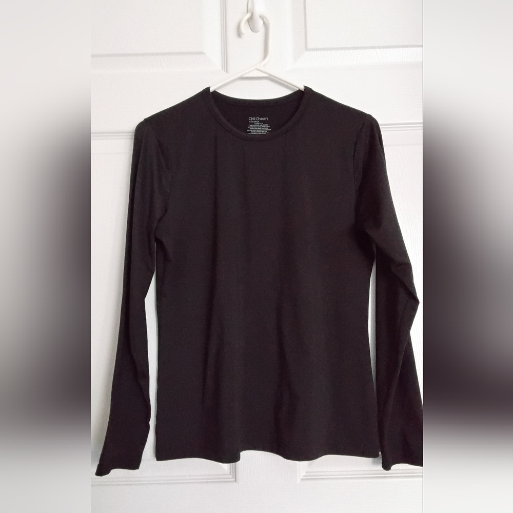 Classic Chill Chaser Black Crew Neck Shirt